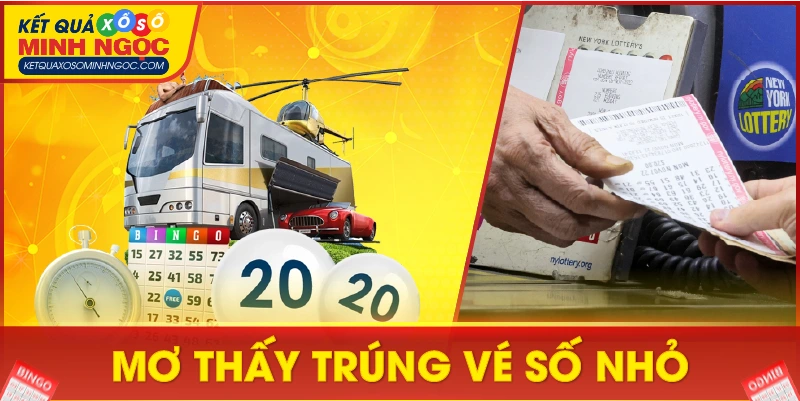 Mơ thấy trúng vé số nhỏ
